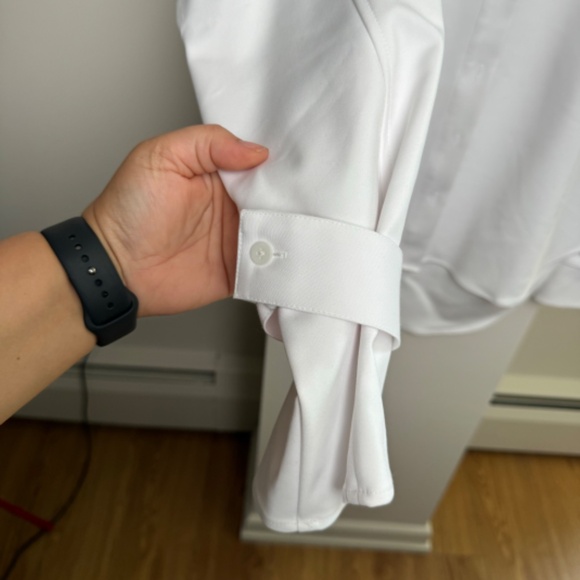 Good American TABBED POPLIN SHIRT - Picture 4 of 11